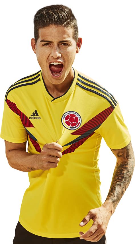 James Rodriguez Colombia football render - FootyRenders