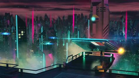 Cyberpunk Platform Live Wallpaper - WallpaperWaifu