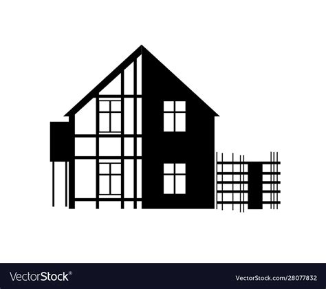 Repair house building construction Royalty Free Vector Image