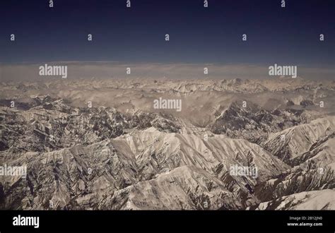 Aerial view of Indian Himalayas. Himalayas. India Stock Photo - Alamy