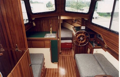 New Boats | Nimble Boat Works | Boat interior, Wooden sailboat ...