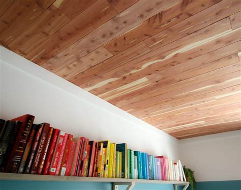 How to install a tongue & groove cedar plank ceiling