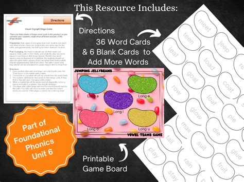 Long Vowel Digraphs Board Game | Teaching Resources