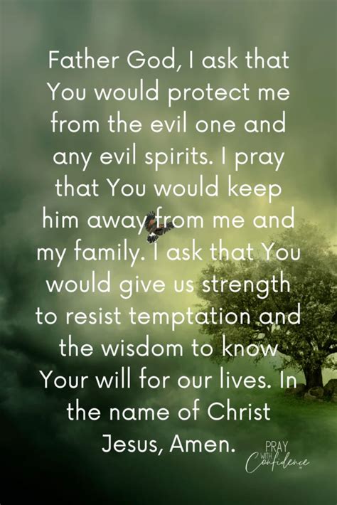 Prayer Against Evil [Using Biblical Prayers] - Pray With Confidence