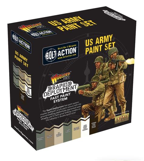 Army Painter: Bolt Action US Paint Set | at Mighty Ape NZ