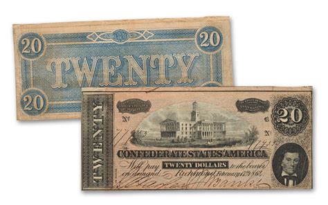 1864 Confederate $20 Note VF | GovMint.com