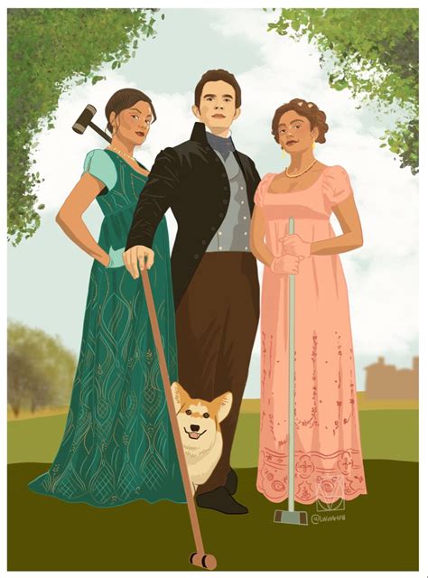 Digital Portrait, Family, couple, friends, The Viscount who loved me - Bridgerton Fan Art | Fan ...