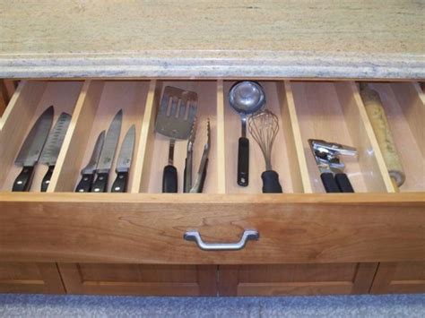 Wood Silverware / Cutlery Drawer Dividers | Cabinet accessories, Drawer ...