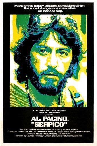 serpico CLASSIC MOVIE POSTER al pacino COP DRAMA collectors unique ...