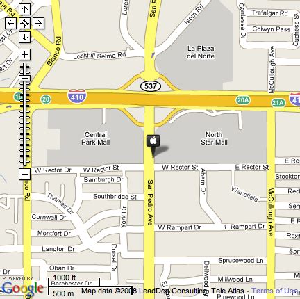 North Star Mall Map San Antonio Tx