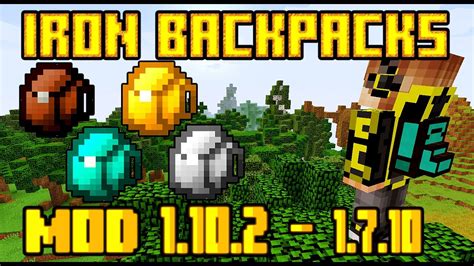 Minecraft backpack mods 1-12-2 - artshon