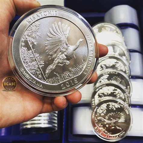 Buy 2015 Kisatchie 5 oz Silver America The Beautiful .999 Fine Bullion ...