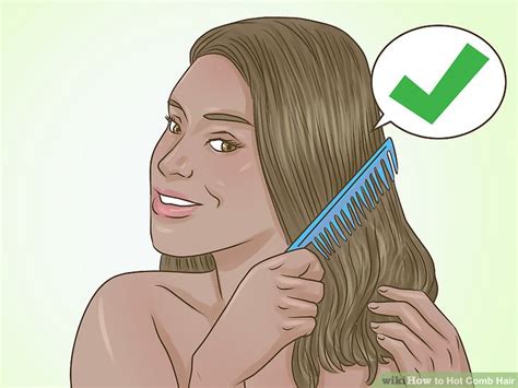 3 Ways to Hot Comb Hair - wikiHow