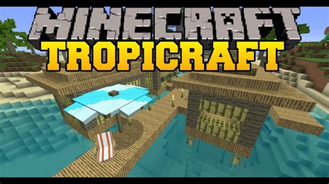 Minecraft Mod Showcase - Tropicraft Mod - Mod Review - YouTube