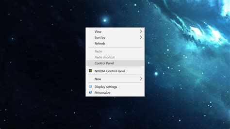 How to Add a Control Panel Shortcut to the Right Click Menu in Windows 10