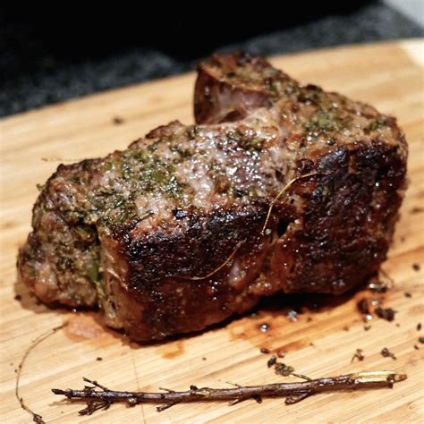 ribeye roast recipe, rib eye roast with herb crust recipe, herb crusted rib eye roast recipe, in ...