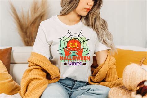 Halloween Vibes Sublimation, Halloween T-shirt Design - Buy t-shirt designs