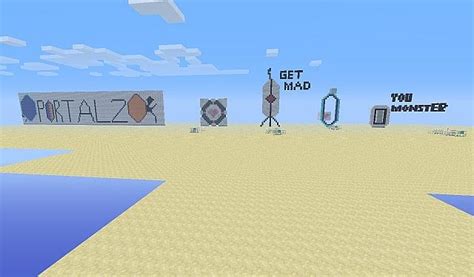 Portal 2 Pixel Art Collection Minecraft Project