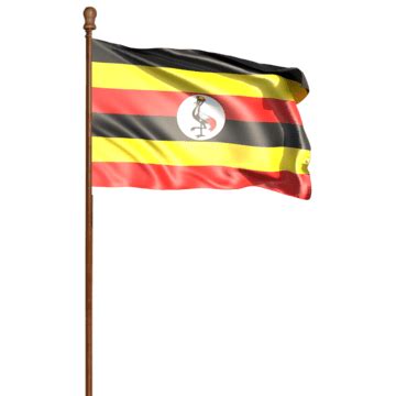 uganda flag waving,uganda flag,uganda flag with pole transparent,uganda ...