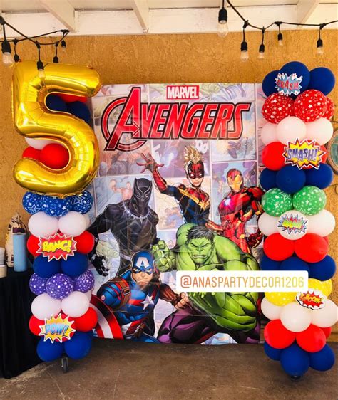 Avengers Party Supplies Avengers Birthday Decorations ...