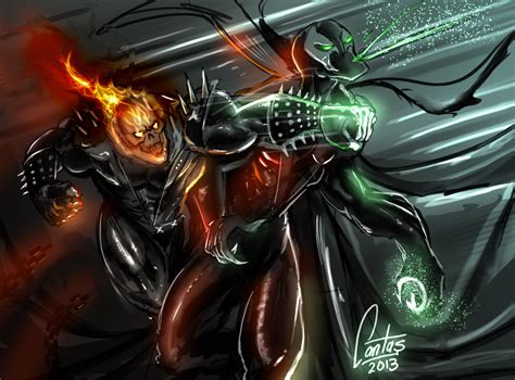 ghost rider vs spawn - The Ghost Rider Fan Art (36512794) - Fanpop