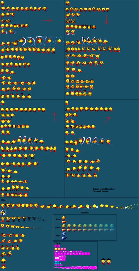 Game Boy Advance - Pac-Man World 2 - Pac-Man - The Spriters Resource