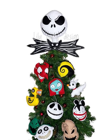 Christmas Tree Topper, Nightmare Before Christmas Inspired, Jack ...