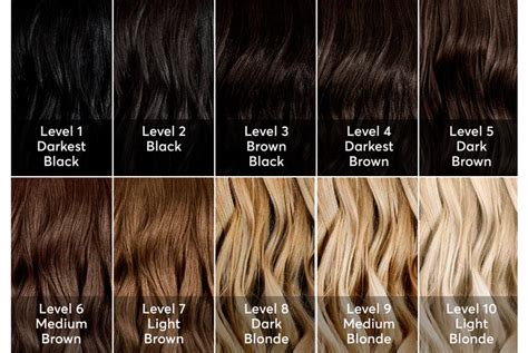 A Hair Color Chart to Get Glamorous Results at Home | Blonde hair color chart, Ion hair color ...