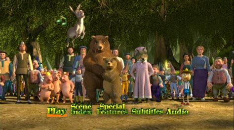 Shrek (2001) - DVD Movie Menus