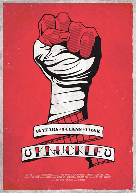 Alternative movie poster for Knuckle by Gary McLoughlin