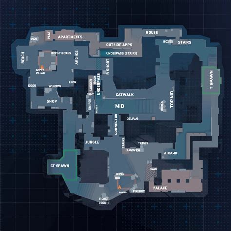 All Mirage Map Callouts in CS:GO - Dot Esports