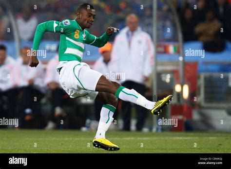 Salomon Kalou of Ivory Coast in action during a FIFA World Cup match against Brazil at Soccer ...