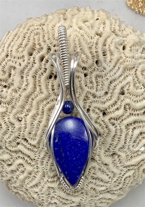 Lapis Lazuli Cabochon Necklace – The Commons – Eastport, Maine