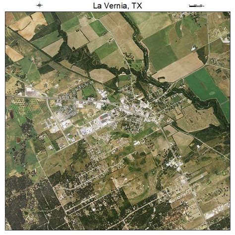 Aerial Photography Map of La Vernia, TX Texas