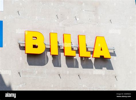 Sign supermarket chain billa hi-res stock photography and images - Alamy