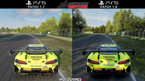 Assetto Corsa Competizione - Patch 1.7 vs Patch 1.8 - Graphics Comparison (PlayStation 5) - YouTube