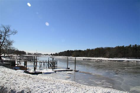 Kennebunkport Maine - Kennebunk Beach Winter Photos and Photography