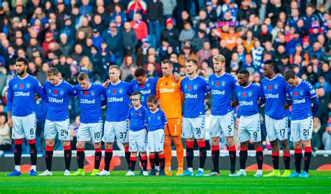 Rangers Football Club mark Remembrance Day - Daily Record