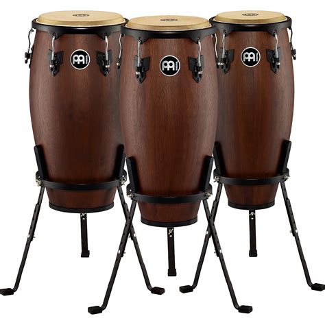 Meinl Headliner Designer 3-Piece Conga Set with Basket Stands | Musician's Friend