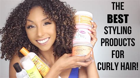 The BEST Styling Products For Curly Hair | BiancaReneeToday - YouTube