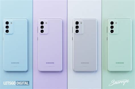 Samsung S21 FE Colors leaked with camera details, other specs