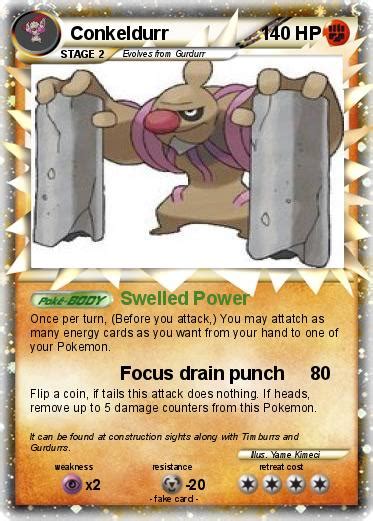 Pokémon Conkeldurr 22 22 - Swelled Power - My Pokemon Card