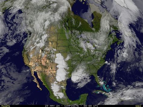 Real-Time U.S. Composite Satellite Image — SSEC