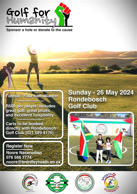 Join the Golfing Fundraiser for Palestinian Youth Teams at Rondebosch Golf Club! - The ...