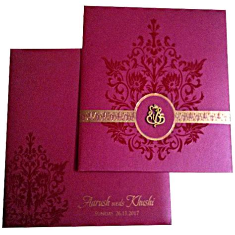 Latest Indian Wedding Card | Hindu wedding cards, Hindu wedding ...