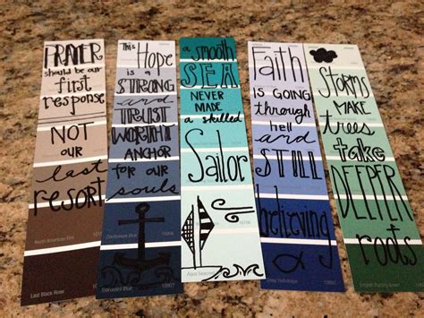 Homemade bookmarks from paint samples | Diy bookmarks, Homemade ...