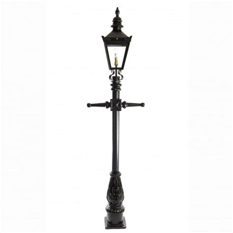 Cast Iron Victorian Lamp Post Set in Black in 7 Different Sizes | eBay