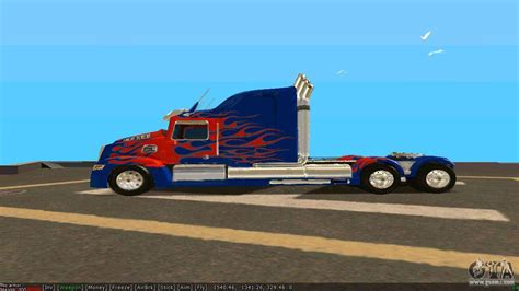 Peterbilt 379 Optimus Prime for GTA San Andreas