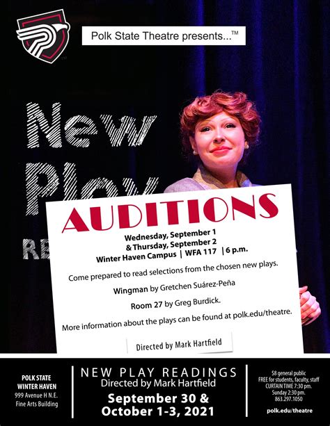 Upcoming Theatre Auditions | Polk State College