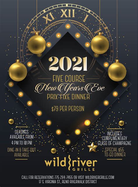 Wild River Grille Rings in 2021 with a Decadent 5-Course Meal - Wild River Grille